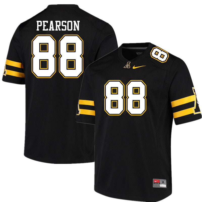 Men #88 Henry Pearson Appalachian State Mountaineers College Football Jerseys Sale-Black